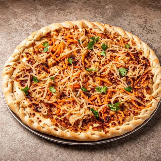 XL Thai Chicken Pizza.