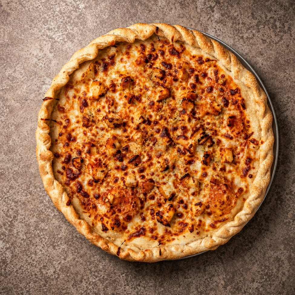 Small Buffalo Chicken Pizza.