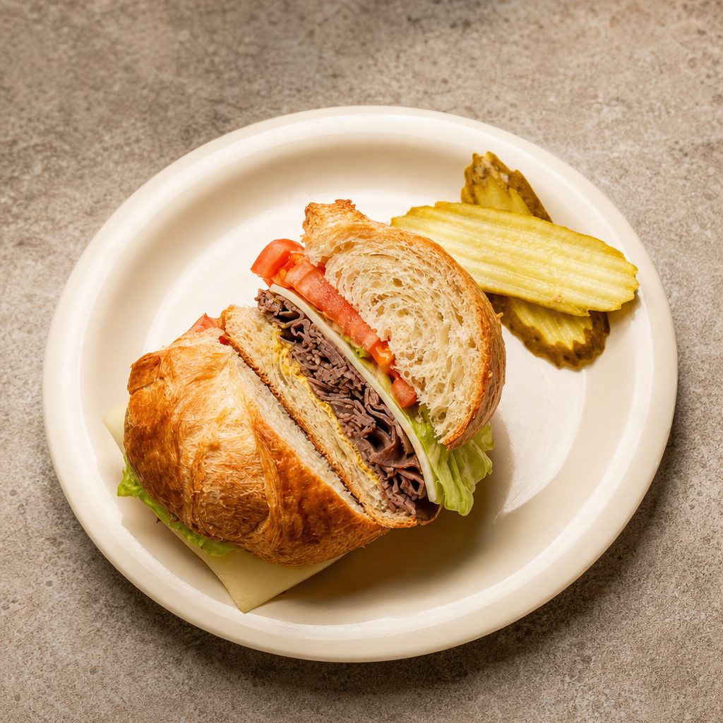 Roast Beef Croissant.