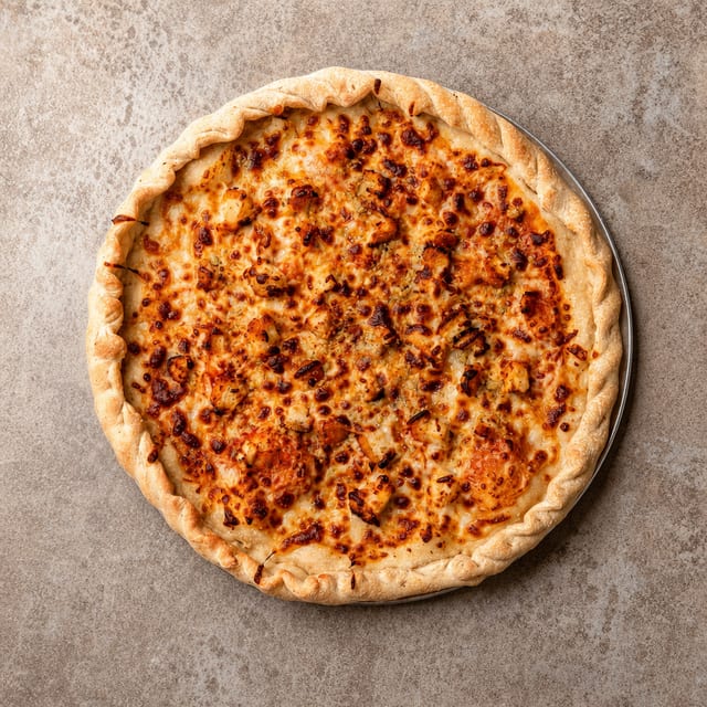 Mini Buffalo Chicken Pizza.