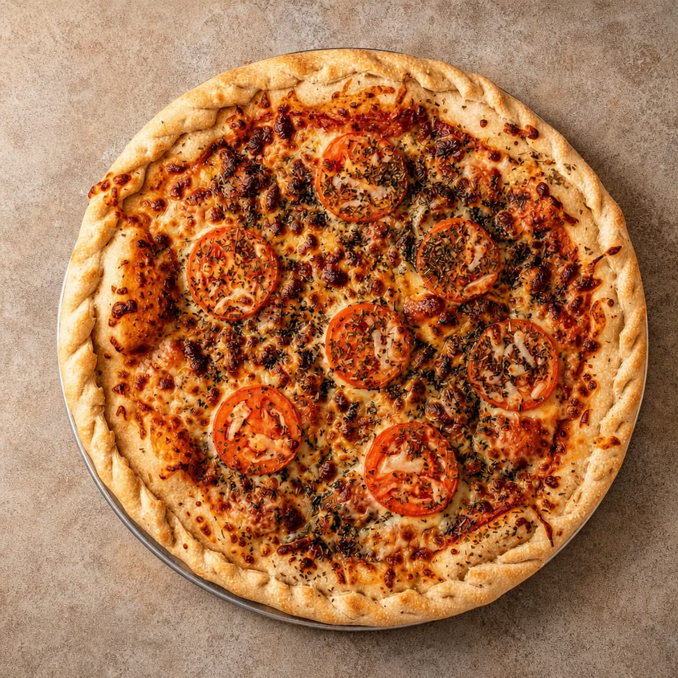 Medium Margherita Pizza.