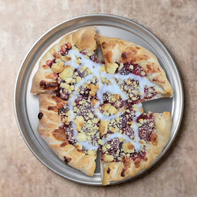 Small 6" Cherry Pizza Pie.